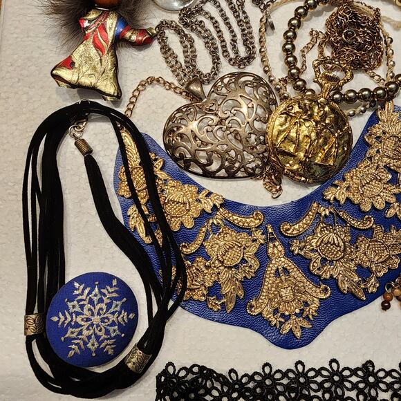 Vintage - Modern Jewelry Lot 2.5+ Lb Wear Repair Craft Upcycle AS IS Mixed Style - Picture 5 of 16